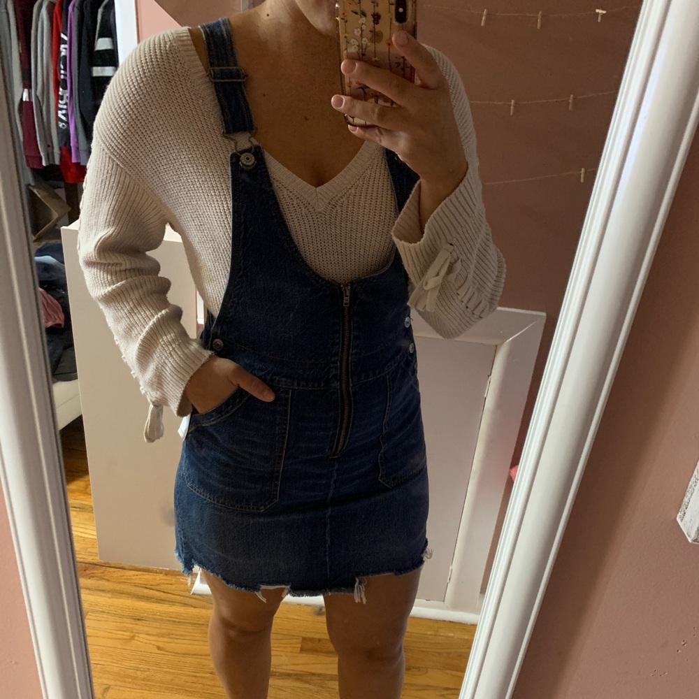 American Eagle Outfitters Denim Overalls/Skirtall